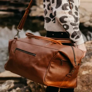 Jackson Leather Duffel Bag